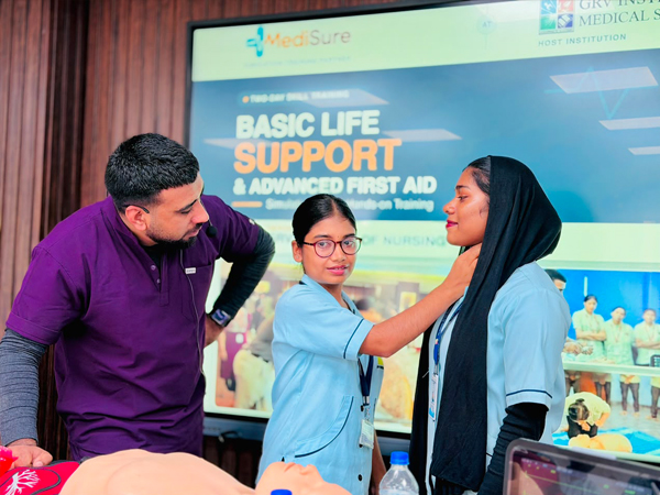Basic Life Support (BLS) and Advanced First Aid Simulation-Based Hands-On Training