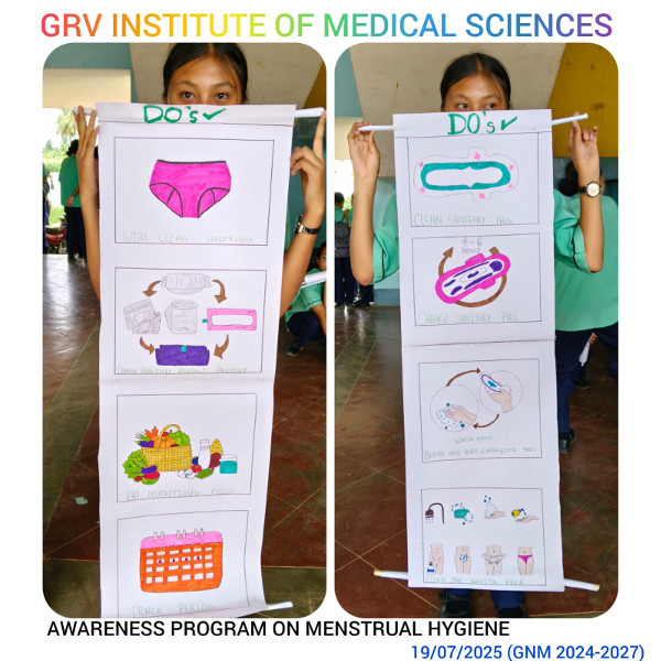 Menstrual Hygiene Awareness & Good Touch - Bad Touch Program